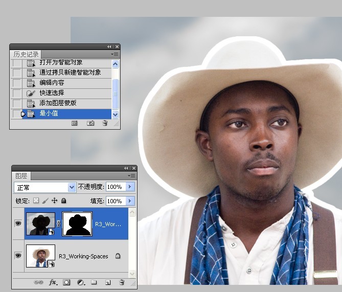 使用Camrea <wbr>Raw和Photoshop对人像进行处理练习