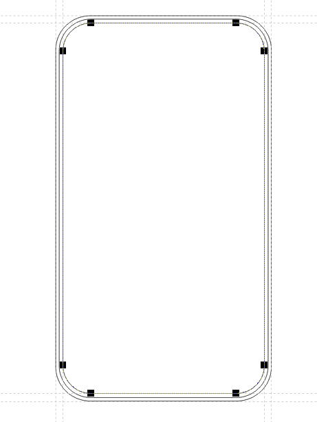 CDR绘制简洁IPHONE4手机教程 全福编程网网 CDR实例教程5.jpg