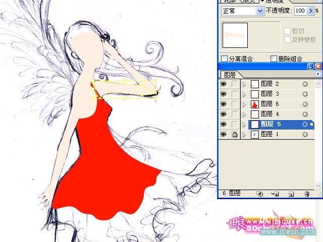 Illustrator教程:制作漂亮插画花季的天使-