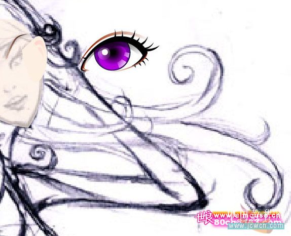 Illustrator教程:制作漂亮插画花季的天使-
