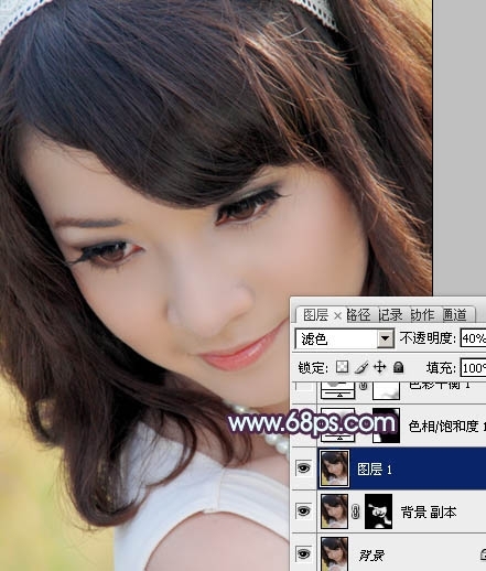 PS调出梦幻白皙漂亮女孩特写照片 全福编程网网 PS照片处理教程