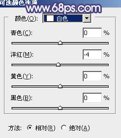 PS调出清爽淡绿色外景美女头像照片