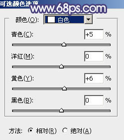 PS调出清爽淡绿色外景美女头像照片