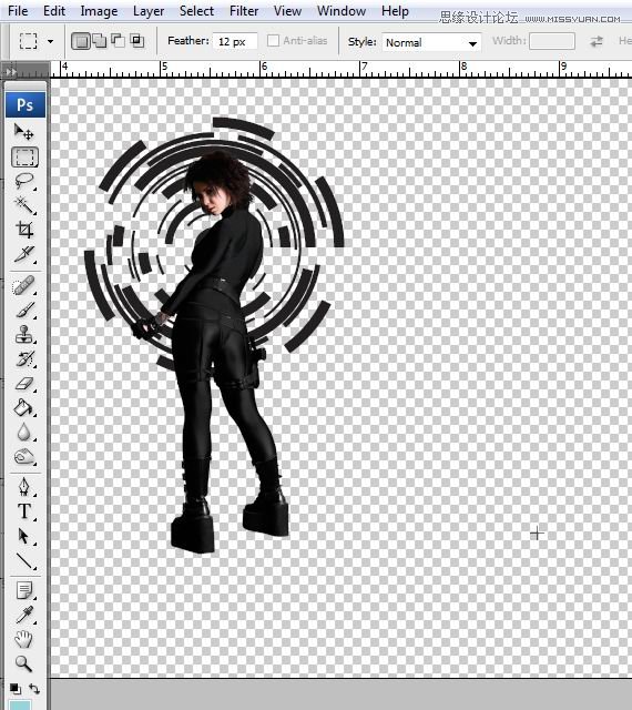 Photoshop合成Tron风格的科幻插图教程,全福编程网