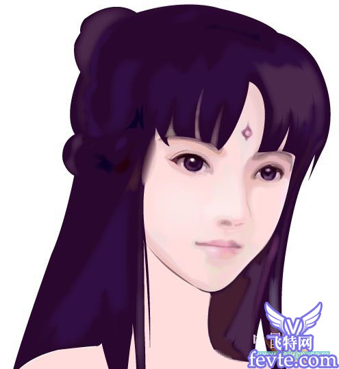 Illustrator鼠绘教程：绘制仙剑4美女人物古代美女