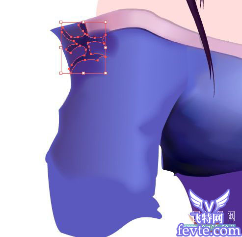 Illustrator鼠绘教程：绘制仙剑4美女人物古代美女