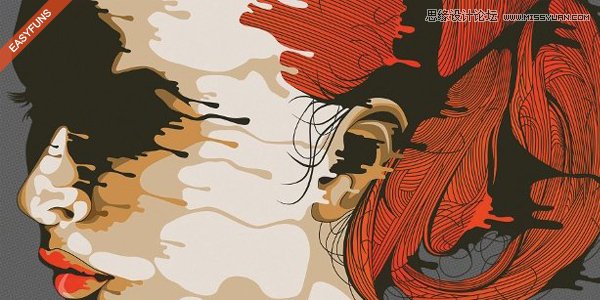 AI绘制个性美女海报 全福编程网