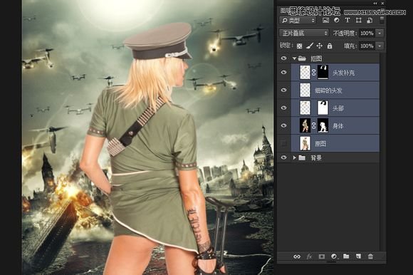 Photoshop合成超酷的生化危机海报效果图,PS教程,素材中国