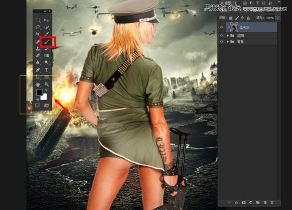 Photoshop合成超酷的生化危机海报效果图,PS教程,素材中国