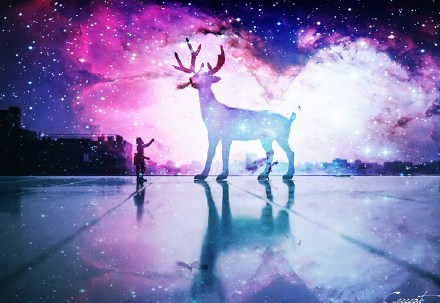 巧用photoshop制作绚丽星空合成照片效果 全福编程网