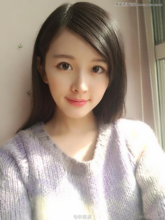 Photoshop给可爱女孩私房照转手绘效果,PS教程,素材中国