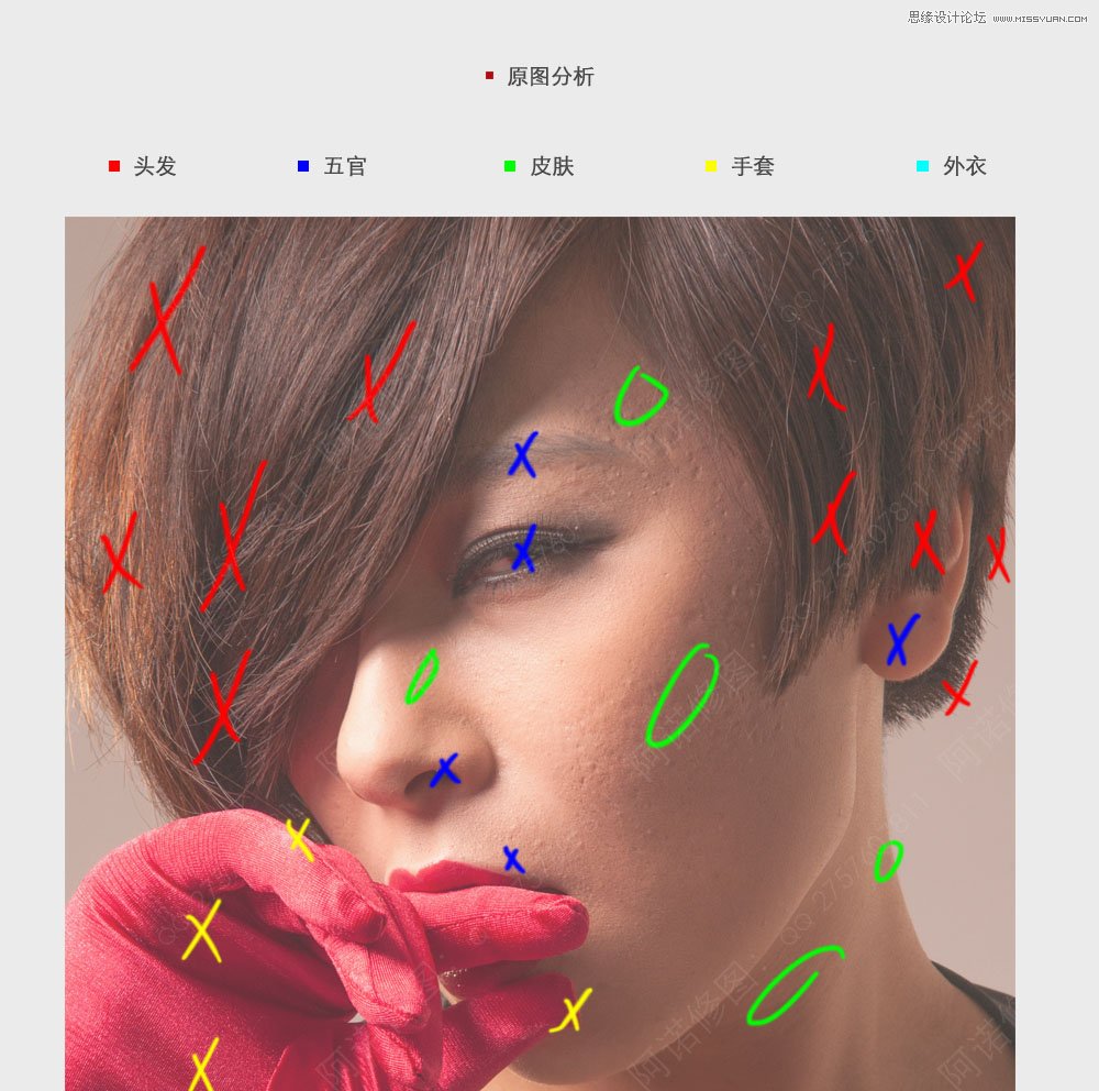 Photoshop调出人像照片超质感的妆面修图,PS教程,素材中国